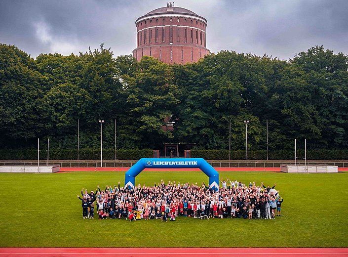Gute Laune beim Sommerfest der HSV-Leichtathletik