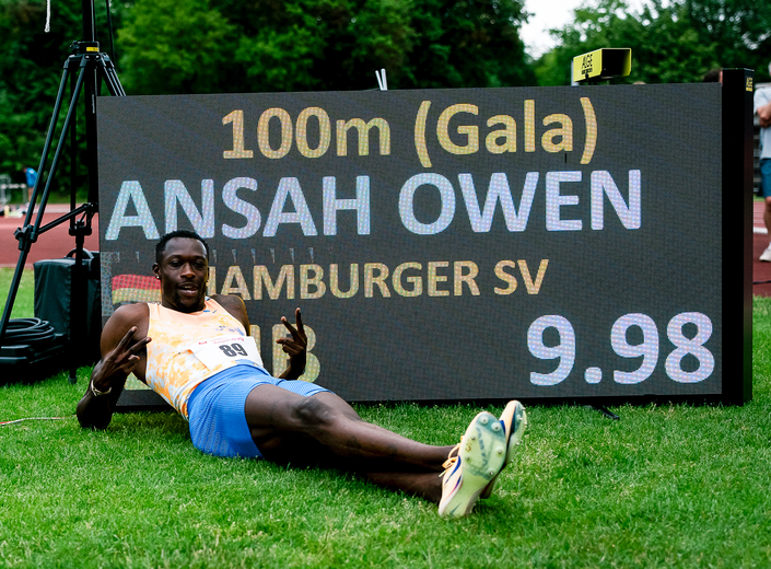 Owen Ansah sprintet erneut zu Deutschem Rekord