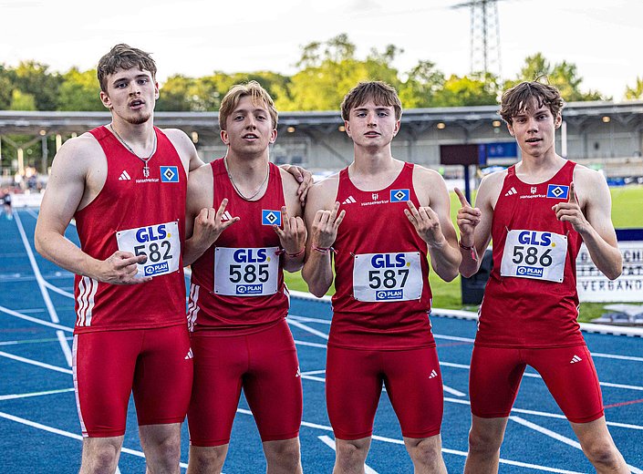 Leichtathletik: HSV-Staffel holt Gold bei U20-DM