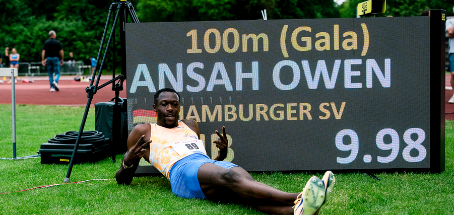 Owen Ansah sprintet erneut zu Deutschem Rekord