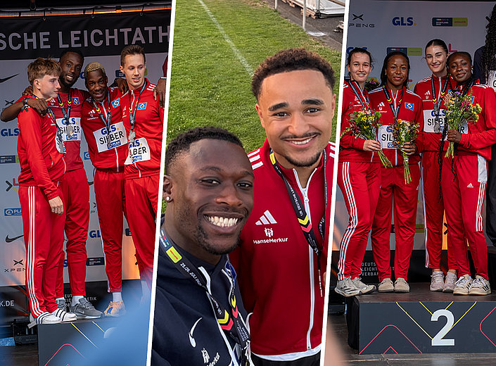 Sechs Medaillen: Erfolgreiche DM für die HSV-Leichtathletik