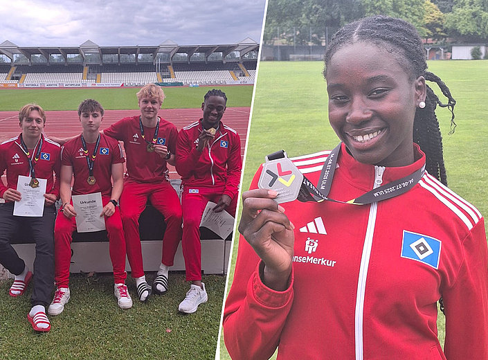 HSV-Leichtathletik holt Gold und Silber bei U23-DM