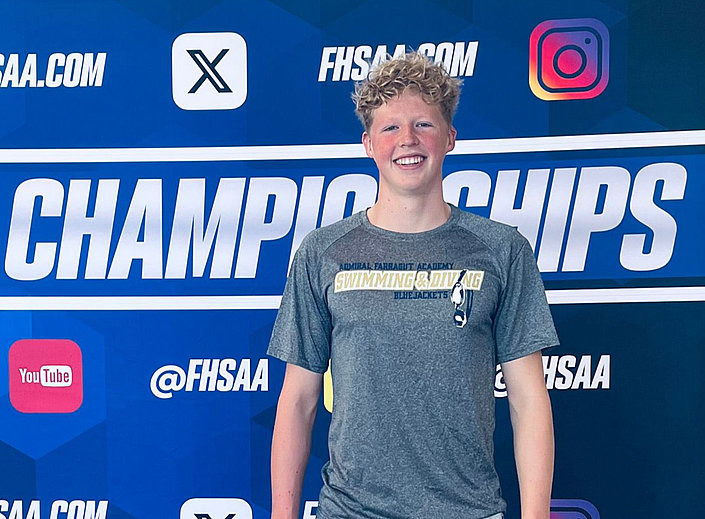 HSV-Schwimmer mit Schulrekord und Landesmeisterschaft-Teilnahme in den USA