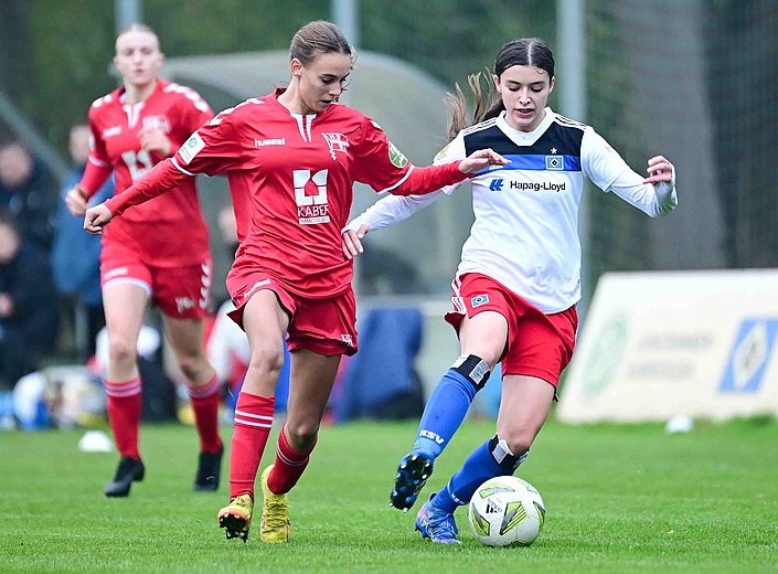 U17-Fußballerinnen unterliegen Hertha Zehlendorf