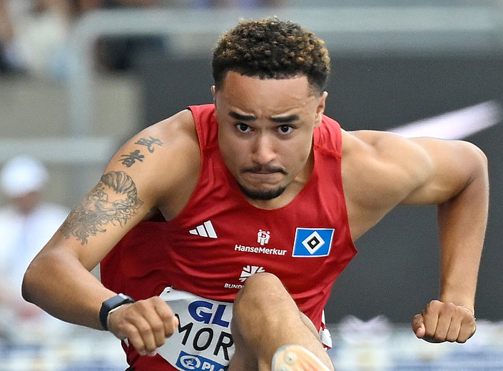 Manuel Mordi gewinnt DM-Silber über 110 Meter Hürden