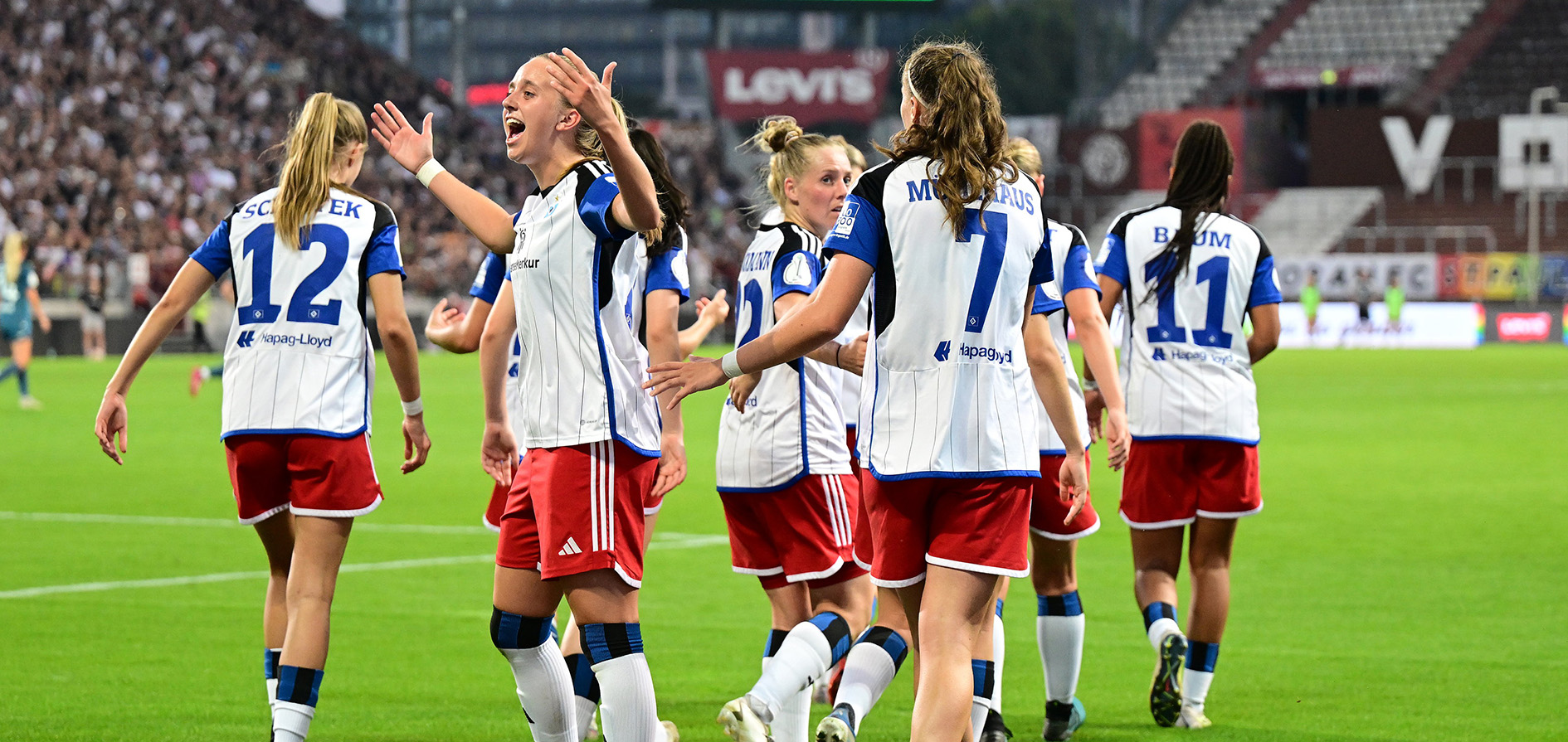 DFB-Pokal HSV-Frauen siegen im Stadtderby HSV e.V.